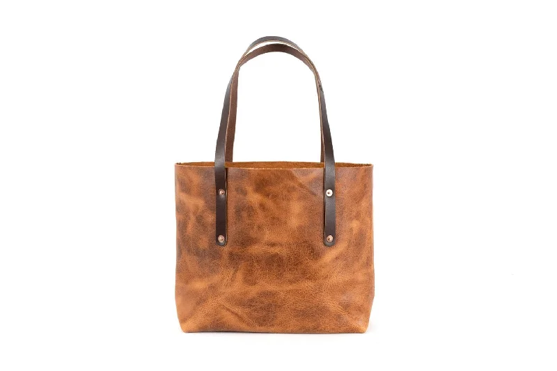 AVERY LEATHER TOTE BAG - MEDIUM - PEANUT BISON - IN STOCK