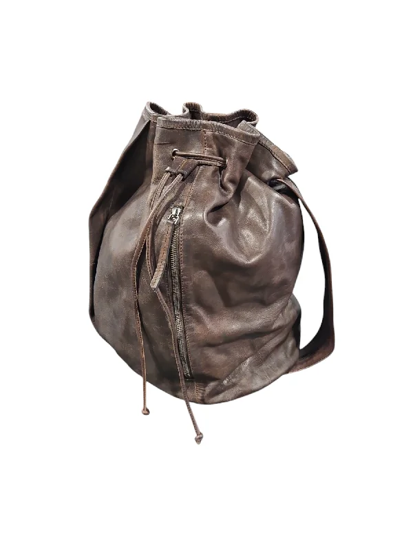 Backpack Leather By Free People, Size: Large