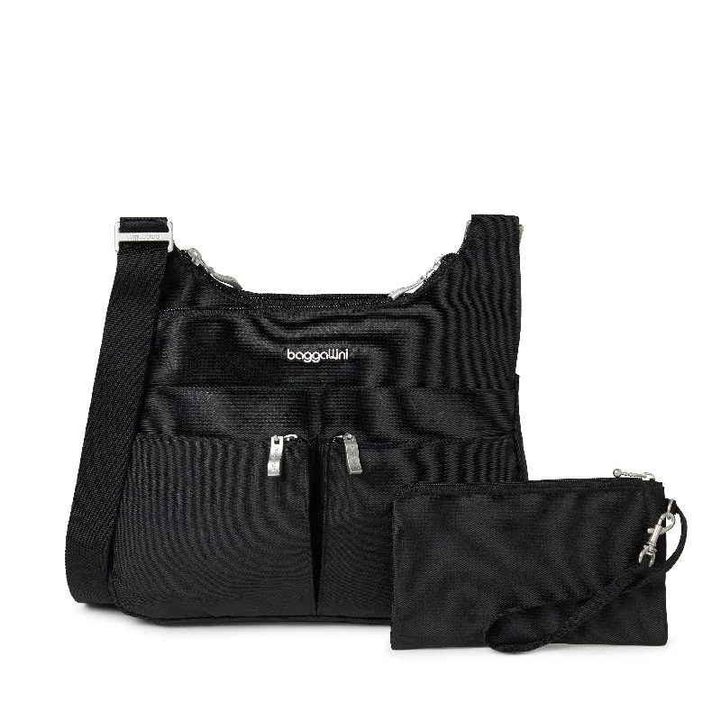 baggallini Cross Over Crossbody with RFID