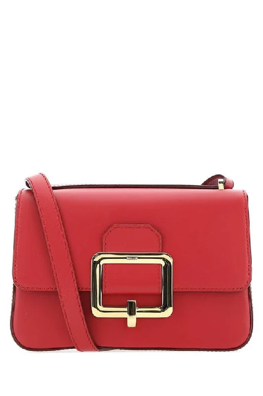 Bally Janelle Women's 6232594 Red Leather Shoulder Bag