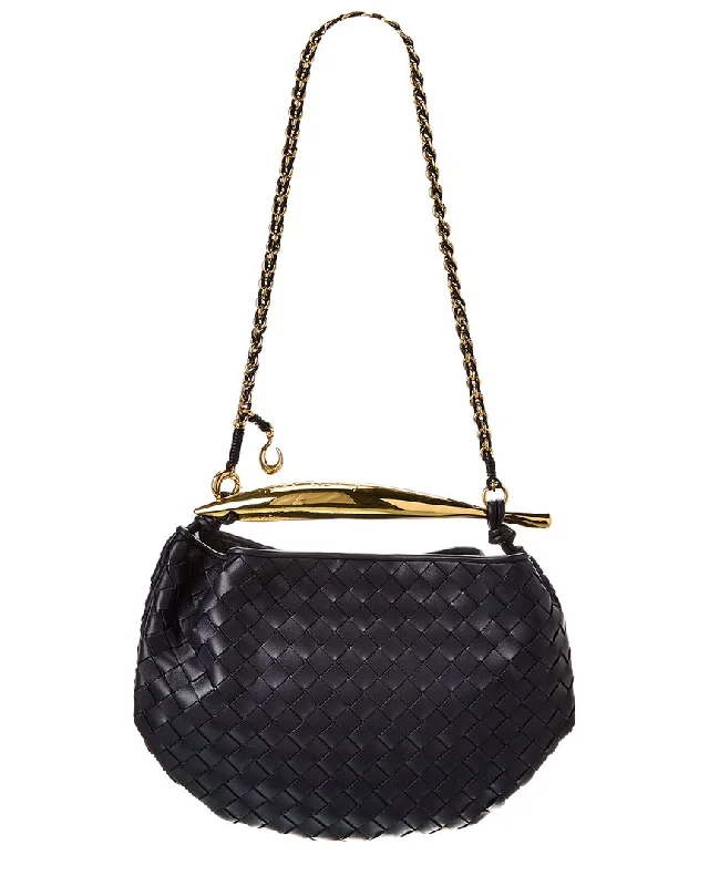 Bottega Veneta Sardine Chain Intrecciato Leather Hobo Bag