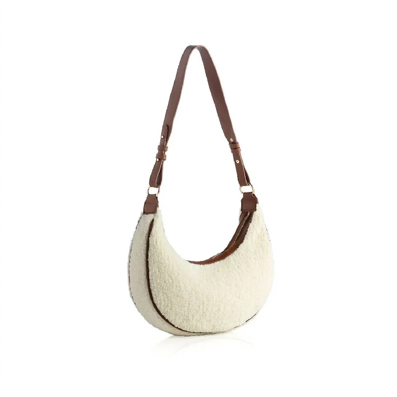 Charlotte Shoulder Bag In Ivory