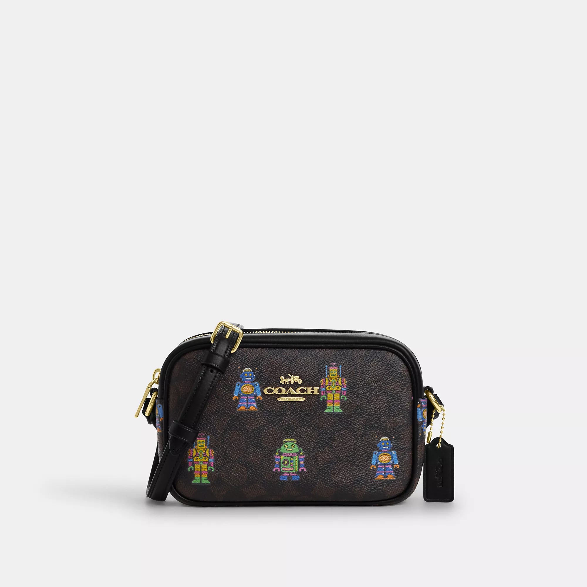 Coach Outlet Cosmic Coach Mini Jamie Camera Bag In Signature Canvas With Robot Print