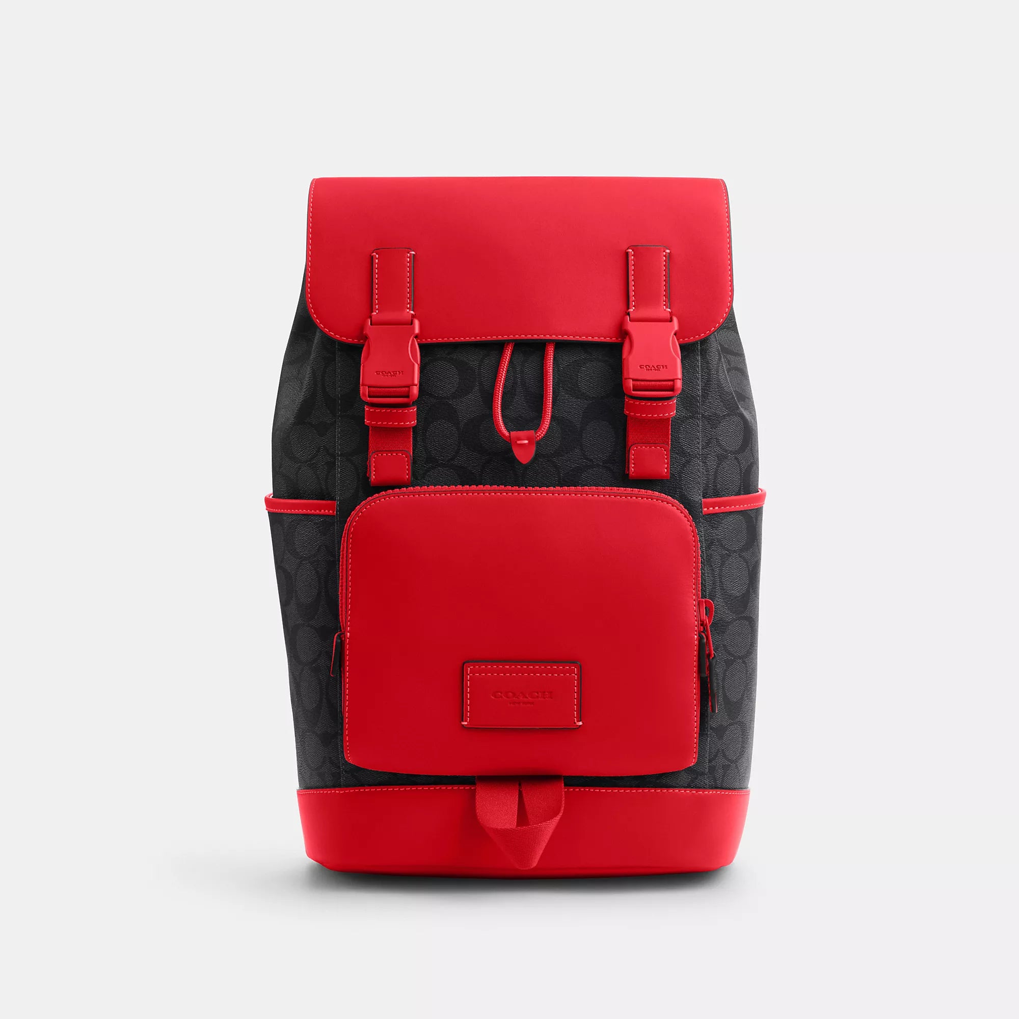 Coach Outlet Track Backpack In Colorblock Signature Canvas