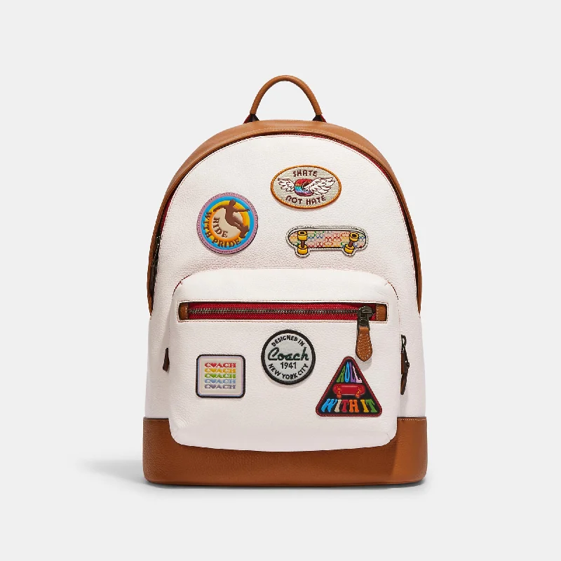 Coach Outlet West Backpack With Patches