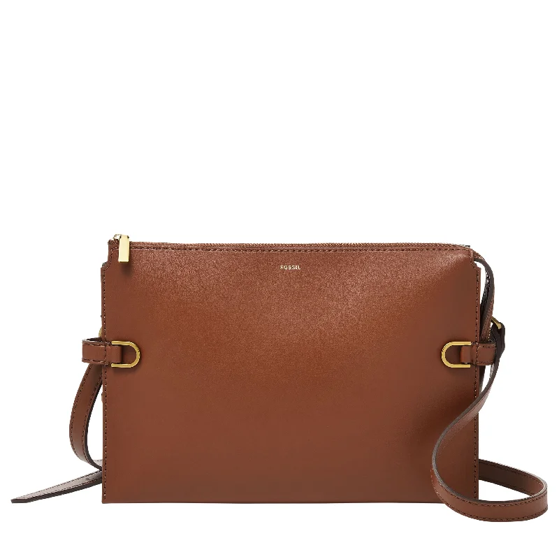 Fossil Women's Kier Cactus Leather Crossbody