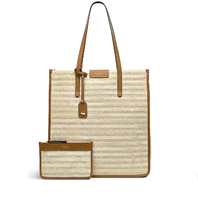 Frith Street Straw -Large Open Top Tote