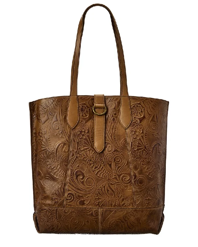 Frye Hadley Embossed Leather Tote