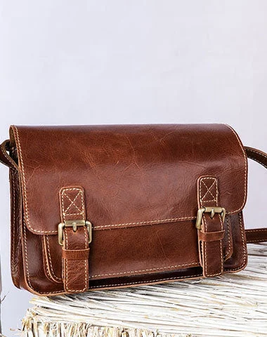 Genuine Leather Handbag Messenger Bag Crossbody Bag Shoulder Bag Purse For Women