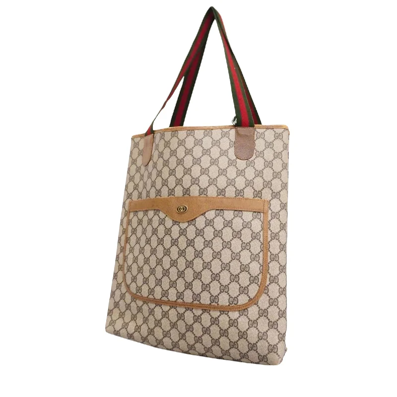 Gucci Sherry  Canvas Tote Bag (Pre-Owned)