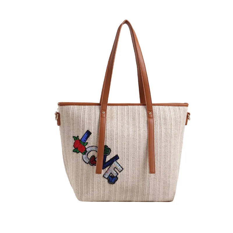 Hampton Woven Beach Tote Bag