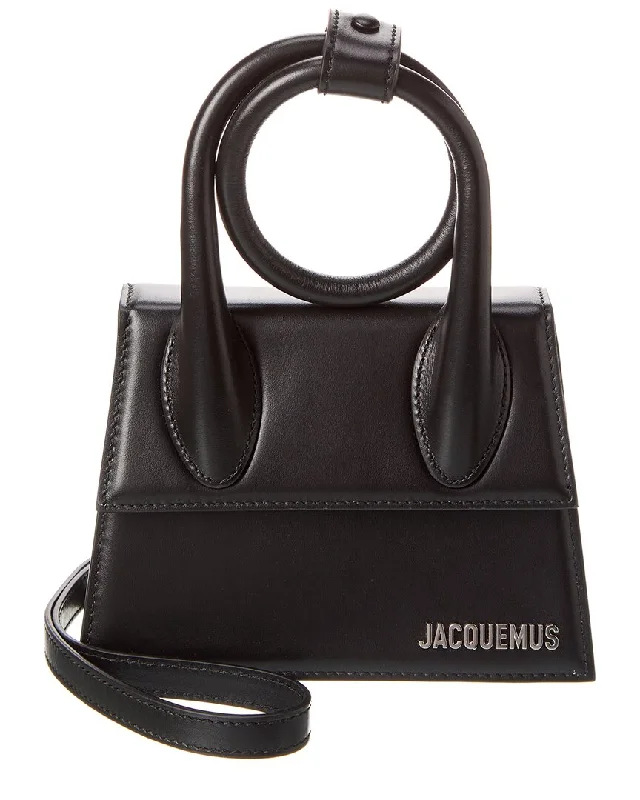 Jacquemus Le Chiquito Noeud Leather Clutch