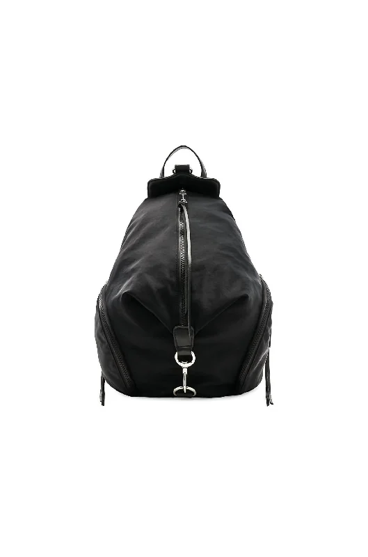 Julian Nylon Backpack In Black