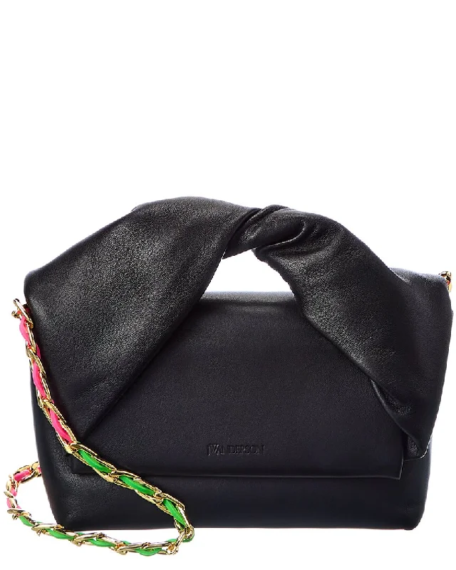 JW Anderson Twister Medium Leather Shoulder Bag