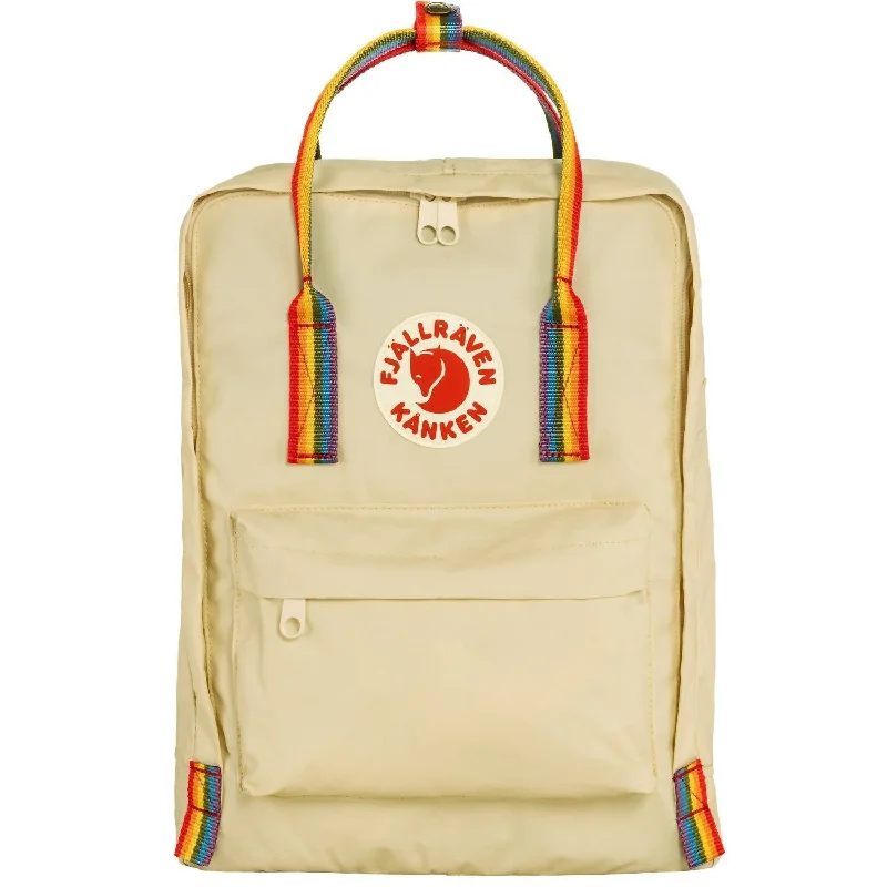 Kanken Backpack In Light Oak-Rainbow Pattern