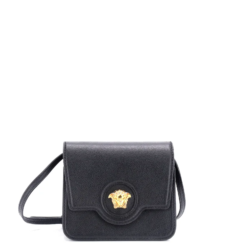 La Medusa Flap Shoulder Bag Leather Small