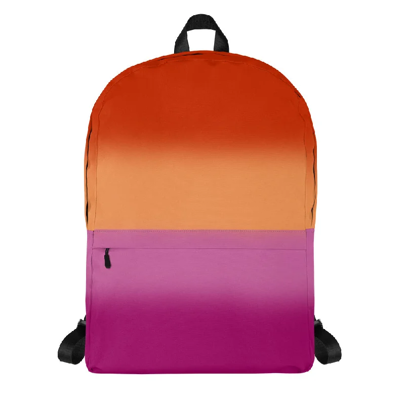 Lesbian Burred Flag Backpack