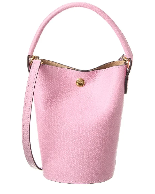 Longchamp Epure XS Leather Crossbody Bucket Bag