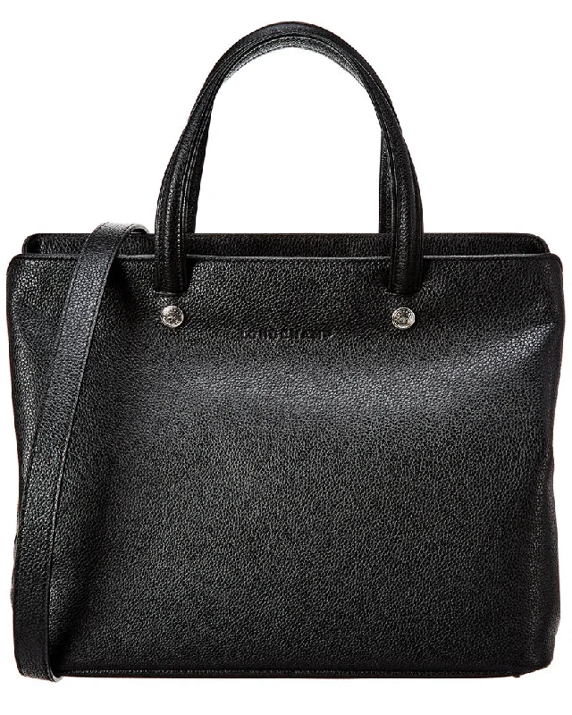 Longchamp Le Foulonne Leather Top Handle Tote