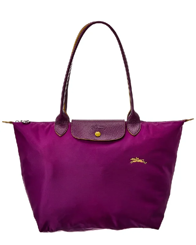 Longchamp Le Pliage Club Large Nylon Long Handle Tote