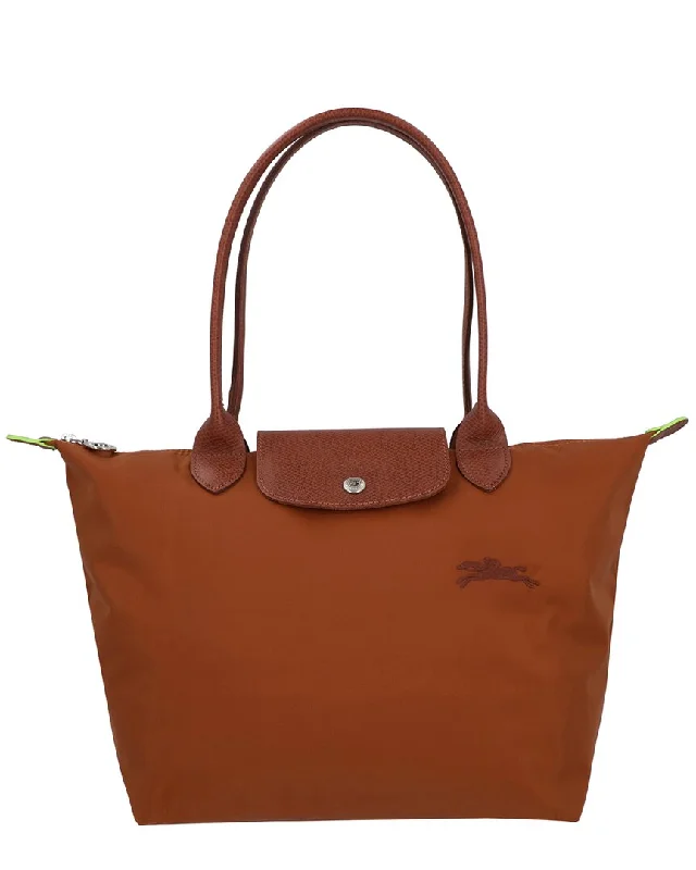 Longchamp Le Pliage Green Medium Canvas Bag