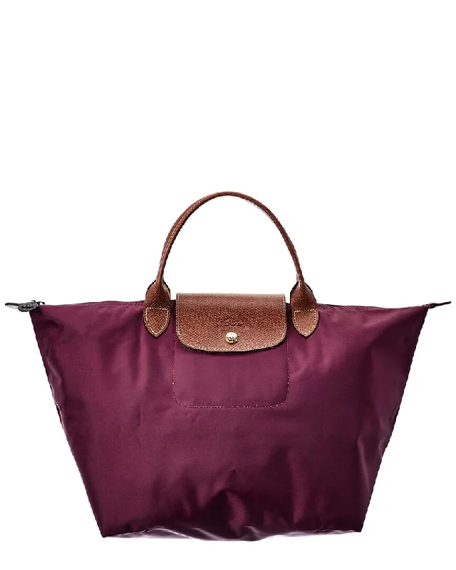 Longchamp Le Pliage Medium Nylon Short Handle Tote