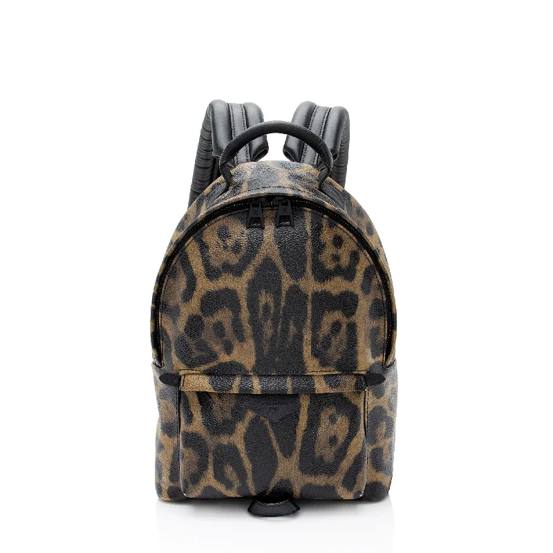 Louis Vuitton Coated Canvas Wild Animal Print Palm Springs PM Backpack