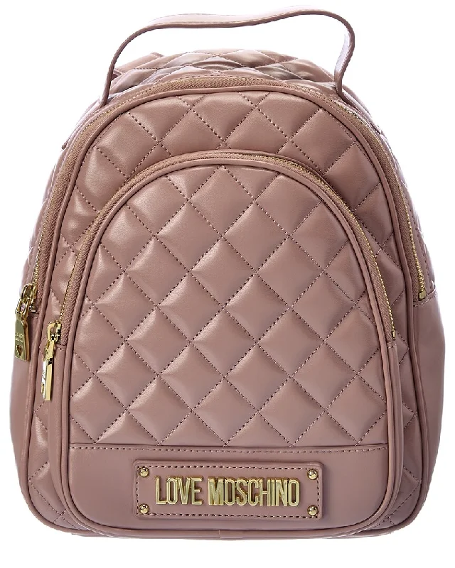 Love Moschino Quilted Backpack