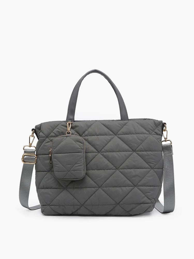 M2171 Scout Quilted Tote With Shoulder Strap