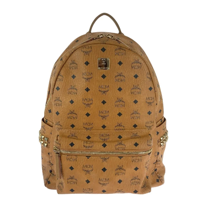 MCM Leather Side Studs Backpack