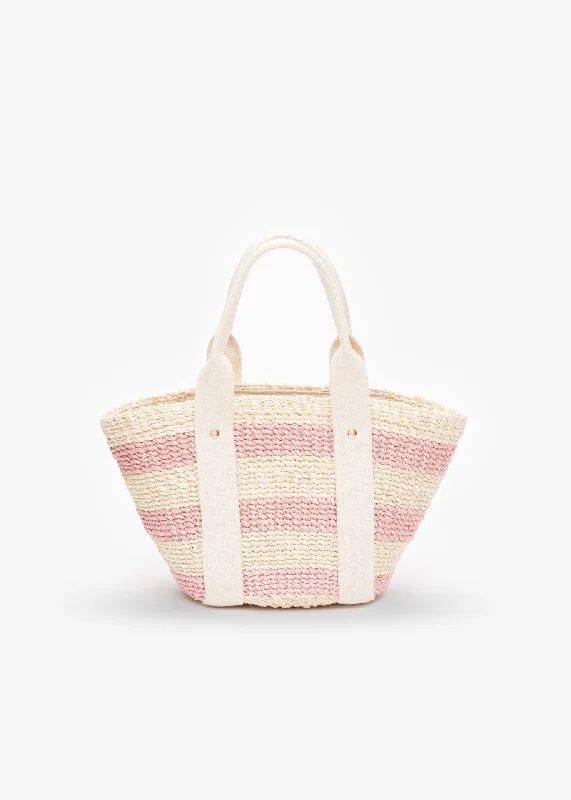 Mini Merritt Woven Straw Tote