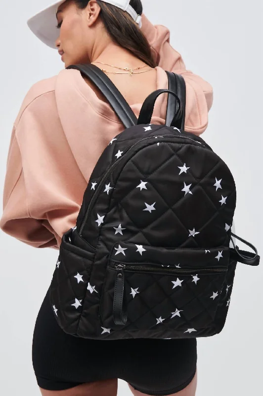 Motivator Backpack In Black Star