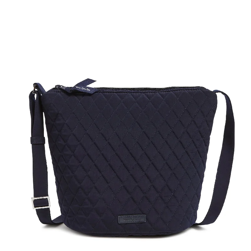 Outlet Microfiber Bucket Crossbody