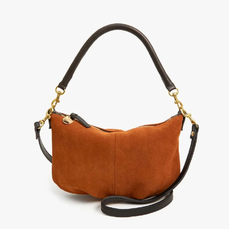 Petit Moyen Messenger (Suede Chestnut)