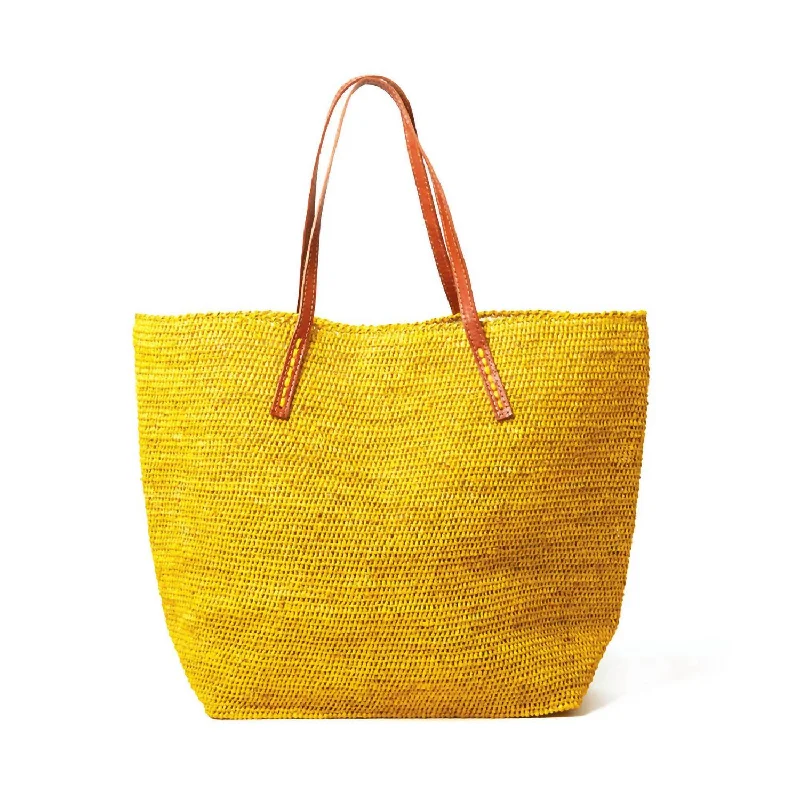 Portland Beach Bag In Sunflower