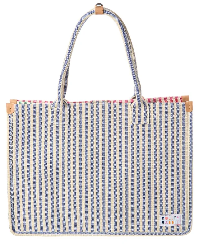 Roller Rabbit Stripe Book Tote