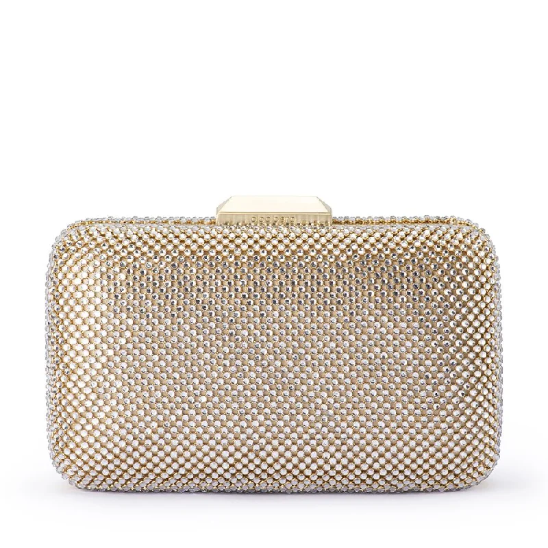 RONNY Crystal Mesh Clutch