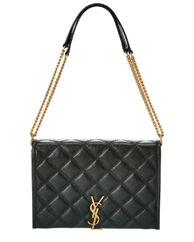 Saint Laurent Becky Mini Leather Shoulder Bag