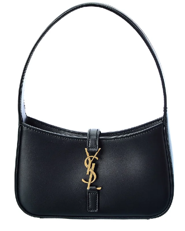 Saint Laurent Le 5 A 7 Mini Leather Hobo Bag