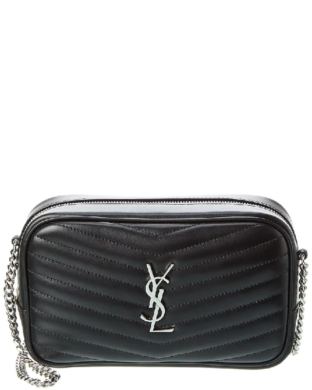 Saint Laurent Lou Mini Quilted Leather Camera Bag