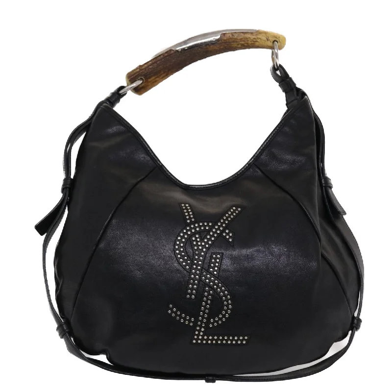 Saint Laurent Mombasa  Leather Shoulder Bag (Pre-Owned)