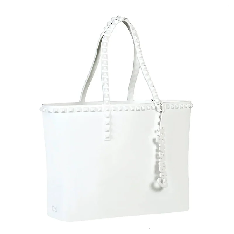 Seba Mid Tote In White