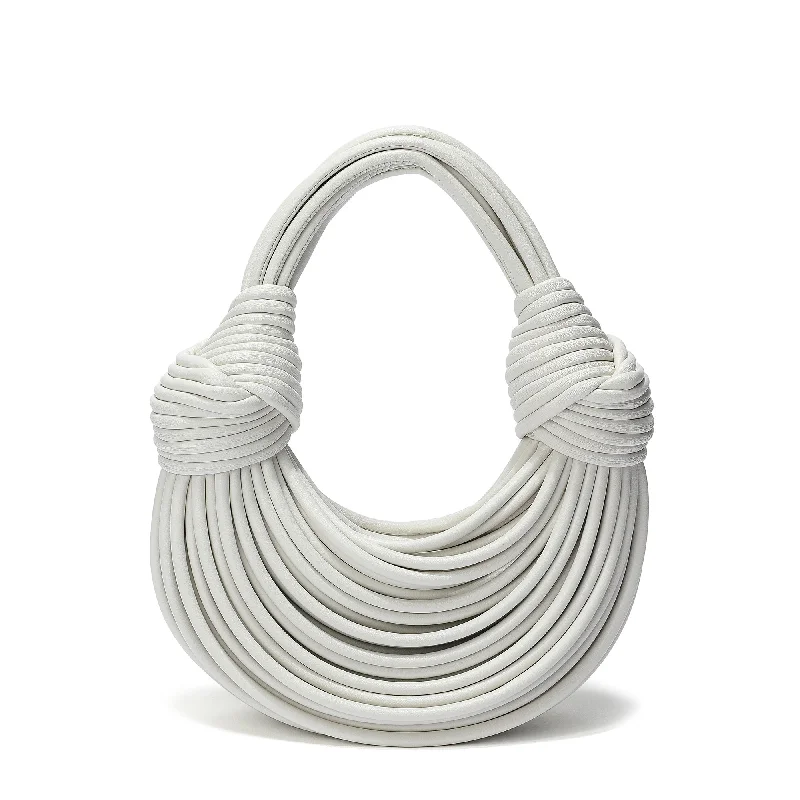 Smooth Leather String Bag