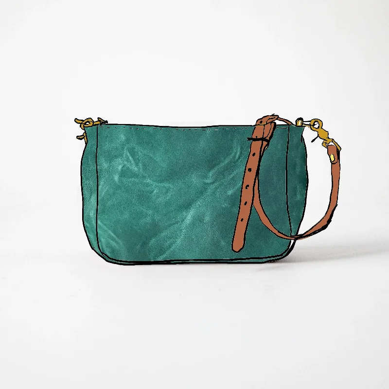 Teal Kodiak Crossbody Bag