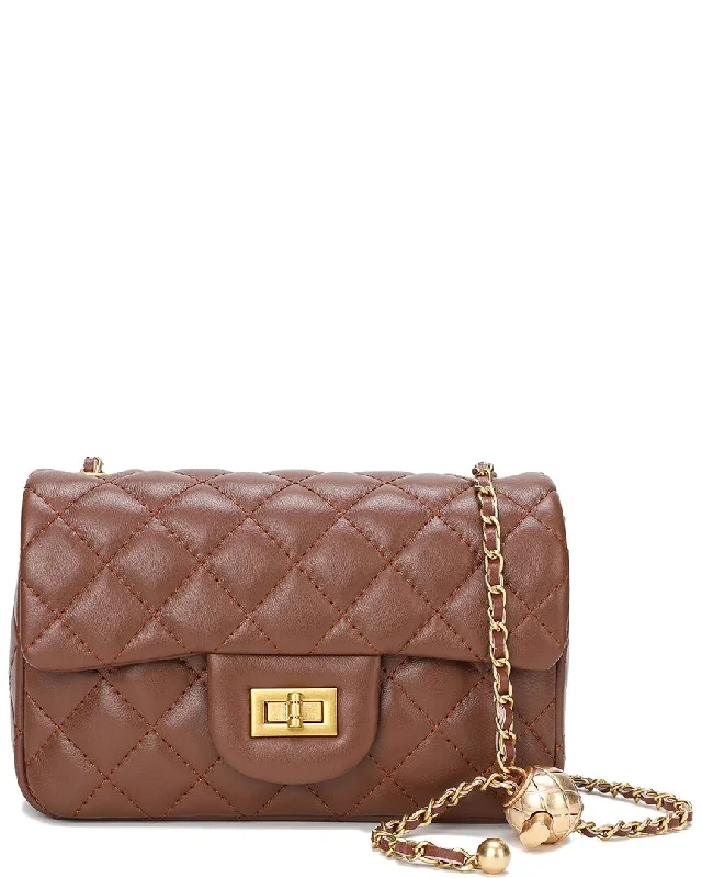 Tiffany & Fred Paris Quilted Leather Crossbody