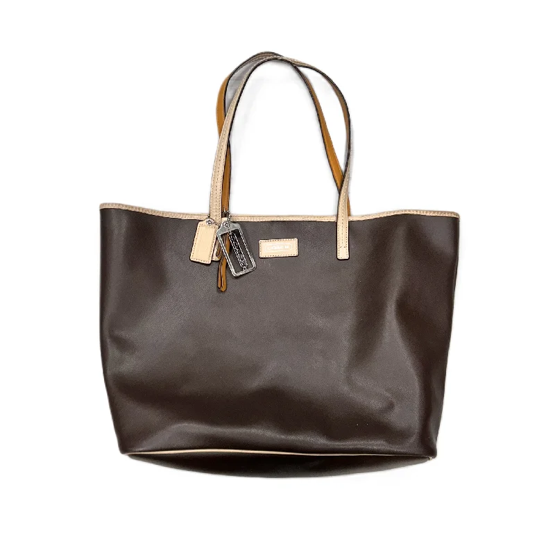 Tote Designer By Coach, Size: Large