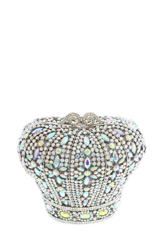 URetro Crown Crystal Evening Bag