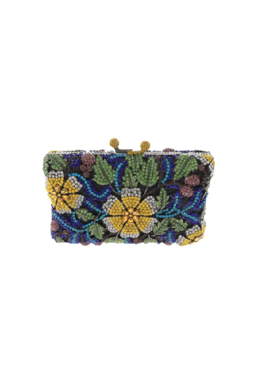 URetro Daisy Flower Crystal Clutch