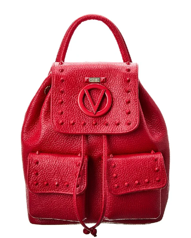 Valentino by Mario Valentino Abraham Preciosa Leather Backpack