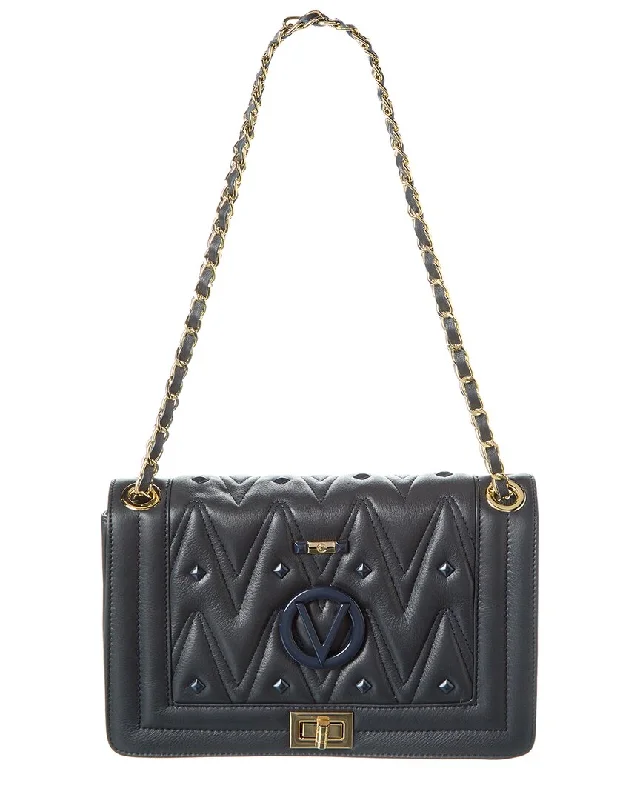 Valentino by Mario Valentino Alice Diamond Leather Shoulder Bag